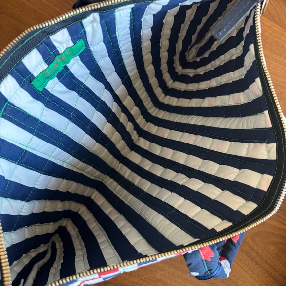 NWT Clare V. Checkerboard Navy Red Laptop Case - Picture 8 of 9